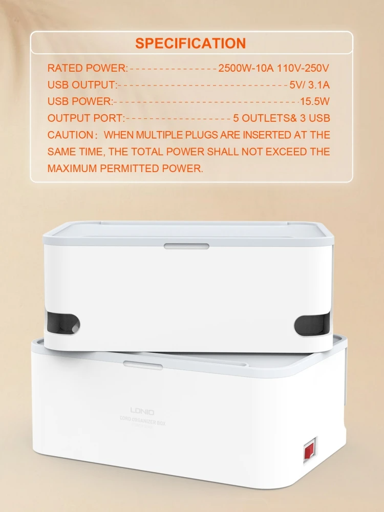 LDNIO Management Power Strip Box SN5310 Фото №7