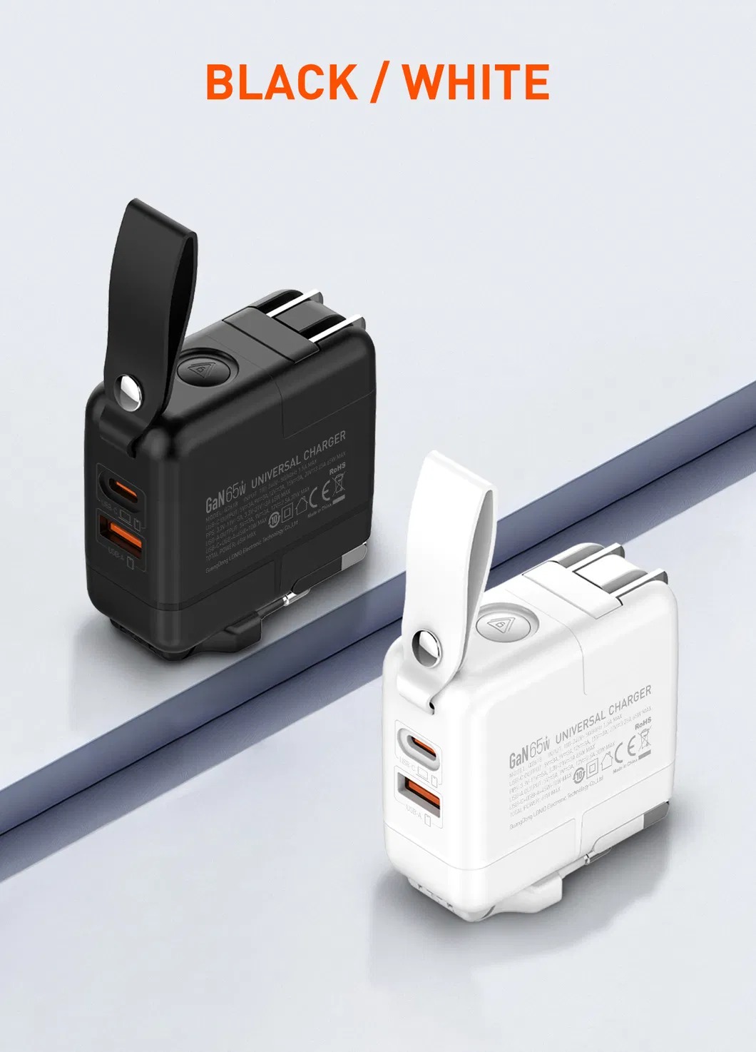 Дорожній Зарядний пристрій Travel Adapter LDNIO Q2618 Pd GaN 65 W USB Type-C | USB + Type-C PD3 | EU/UK/US/AU Plug Фото №2
