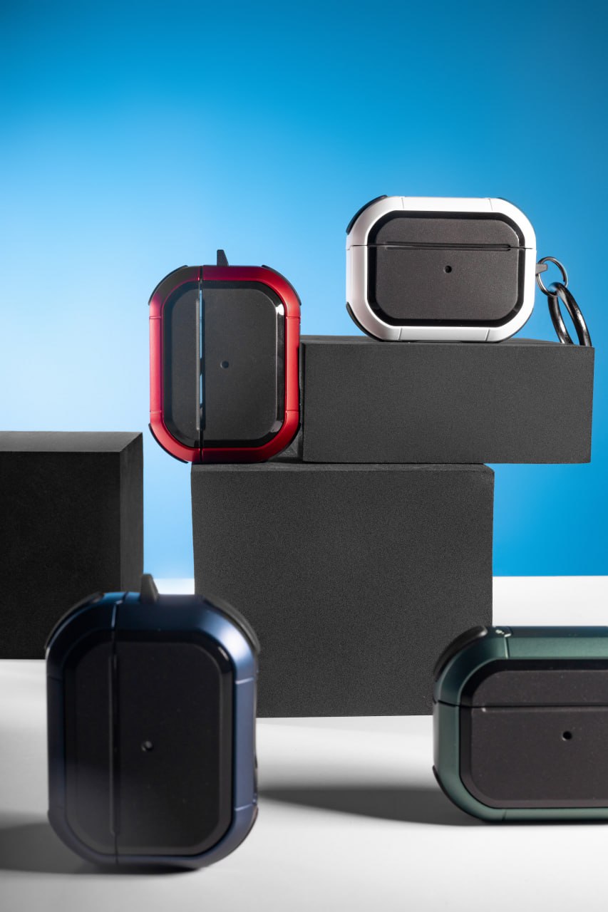 Shockproof case Black ed. for Airpods headphones Фото №2