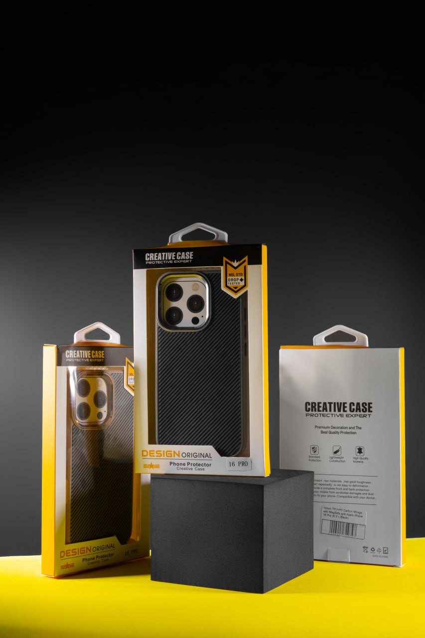 Чохол TPU+PC Carbon Mirage with MagSafe Фото №1