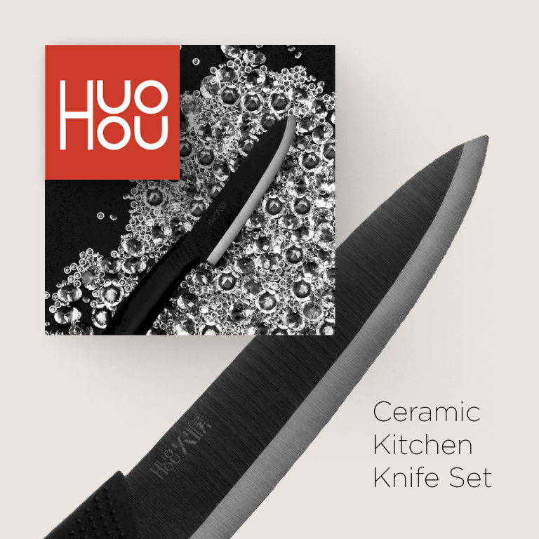 Фото 1 Huohou Ceramic Kitchen Knife Set
