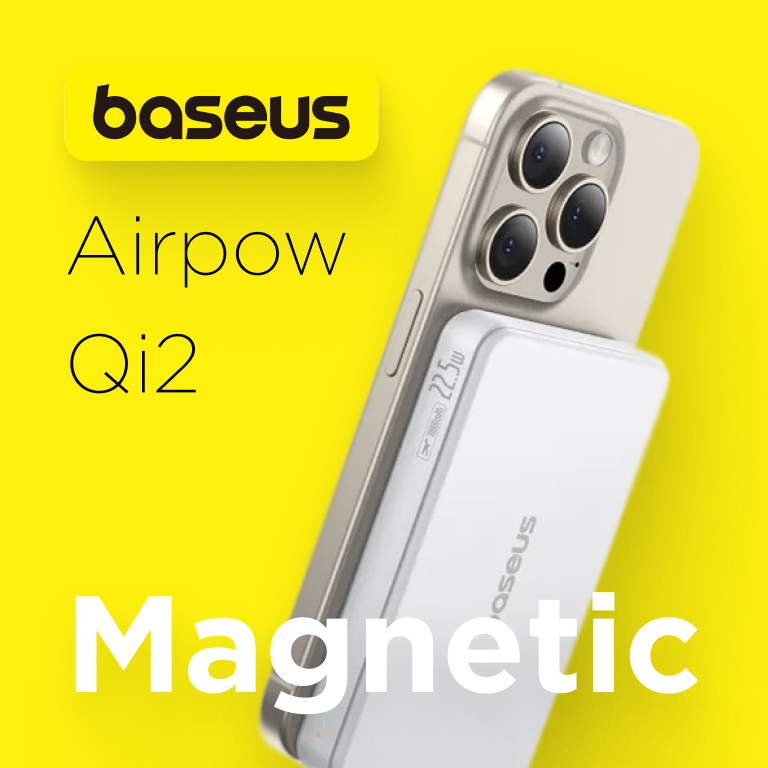 Фото Power Bank Baseus Airpow Ⅱ Qi2 Magnetic 10000mAh 22.5W