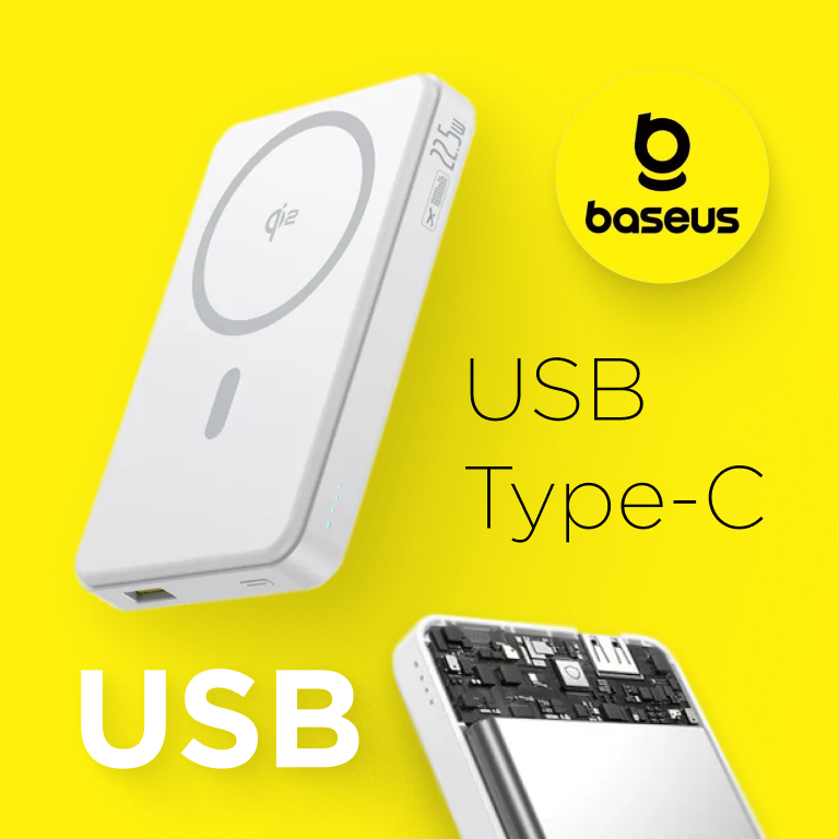 Фото Power Bank Baseus Airpow Ⅱ Qi2 Magnetic 10000mAh 22.5W