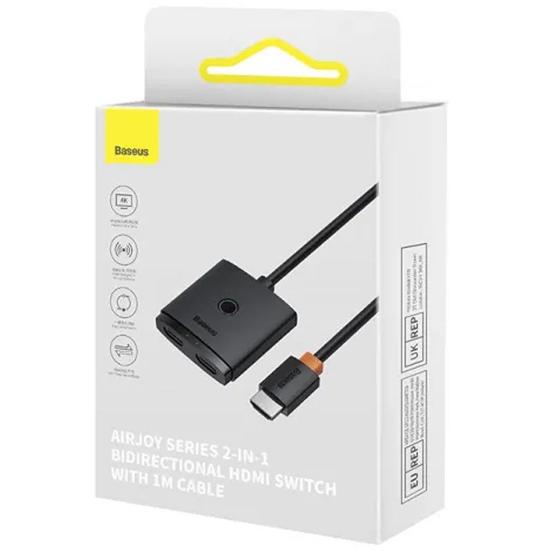 Baseus AirJoy Series 2in1 HDMI — подключение к двум экранам