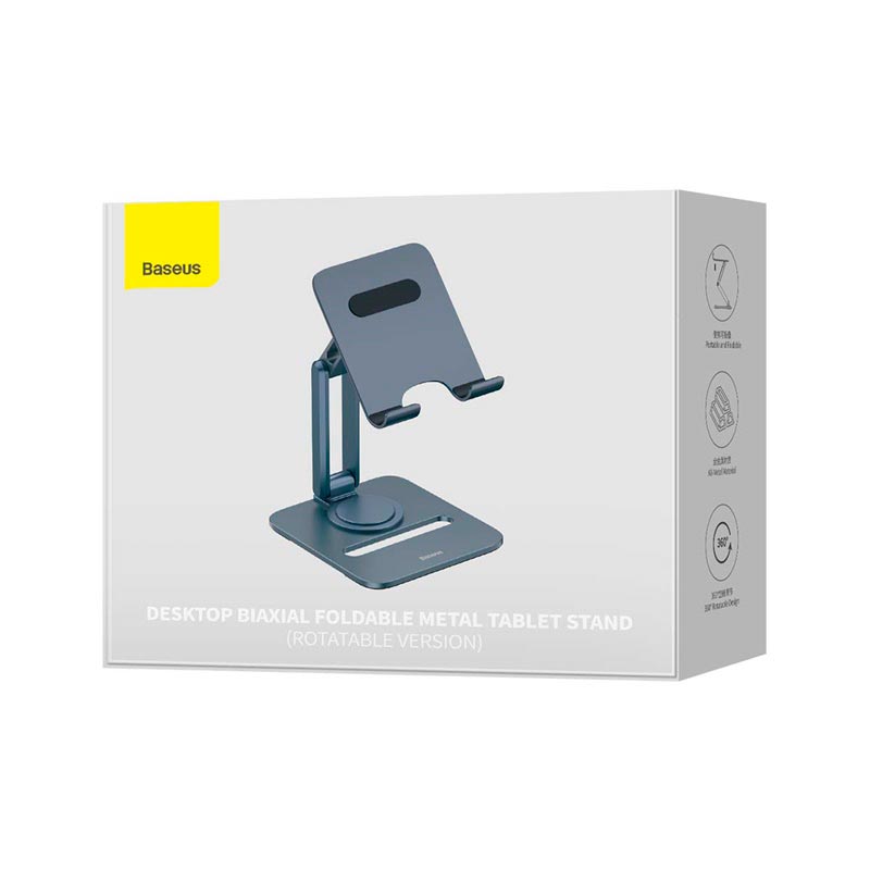 Baseus Biaxial Metal Stand — поворот 360 градусов