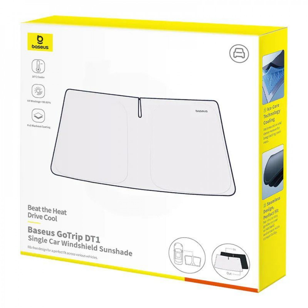 Baseus GoTrip DT1 black — плотное охлаждающее полотно с УФ-защитой