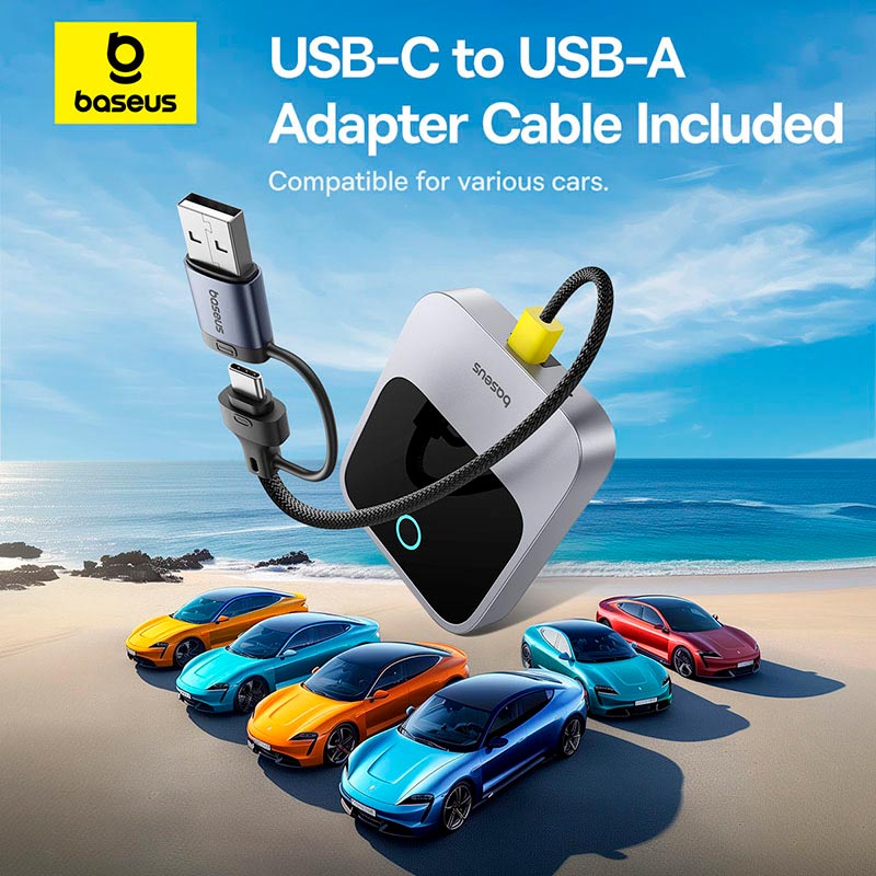 Baseus SafeJourney Wireless CarPlay Adapter — фото 11