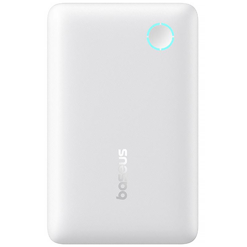 Baseus EnerFill FP11 15W 10000mAh White — ёмкость аккумулятора