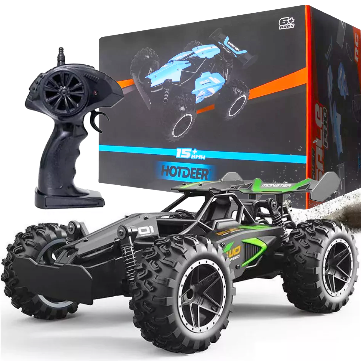 Машинка на радиоуправлении HOTDEER Off-Roader 23 сантиметра Машинка на радиоуправлении HOTDEER Off-Roader 23 сантиметра