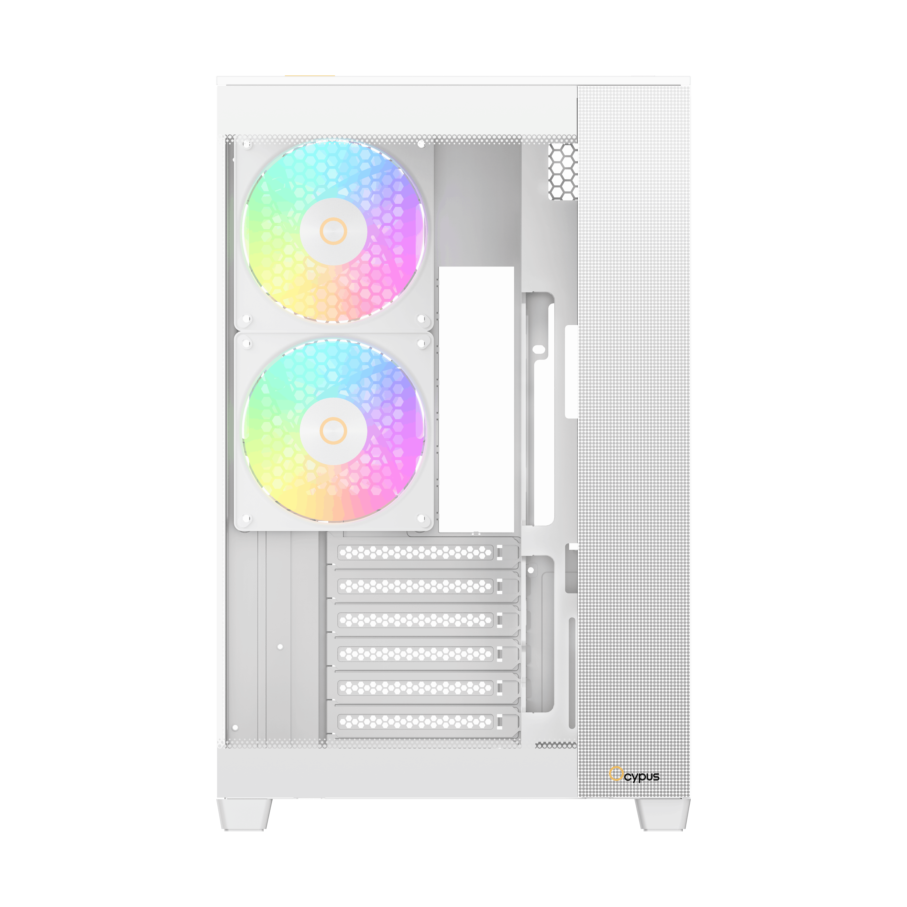 Delta C74 ARGB — вентиляция задней панели