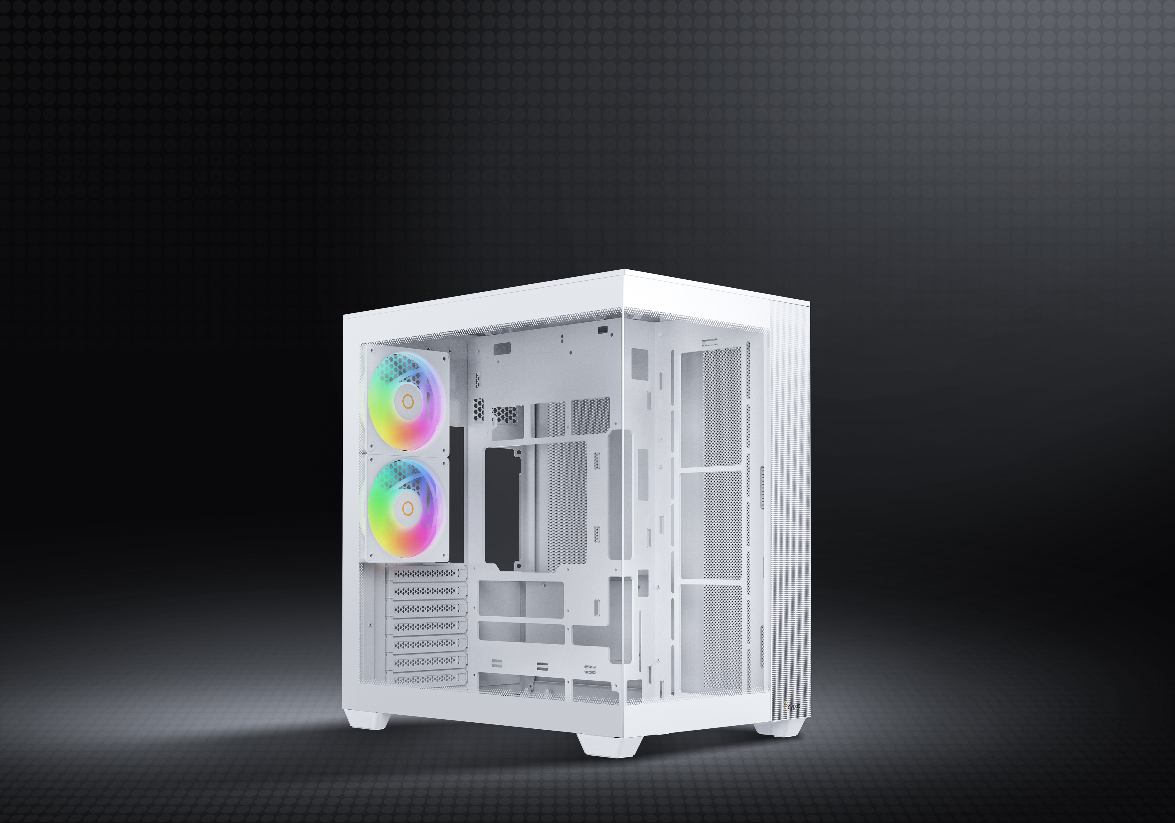 OCYPUS Delta C74 ARGB — белый ATX корпус