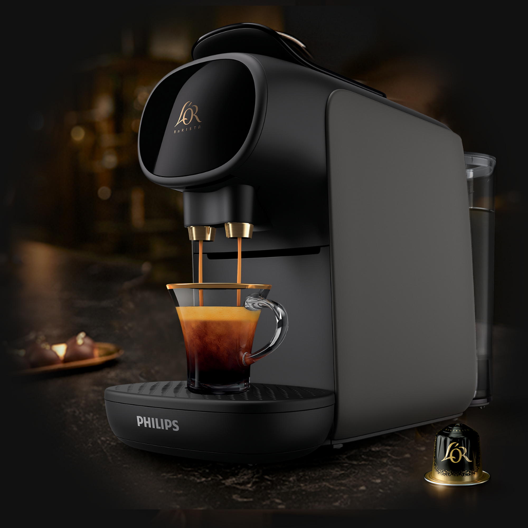 Philips L'OR Barista Sublime — персонализация, регулировка объема