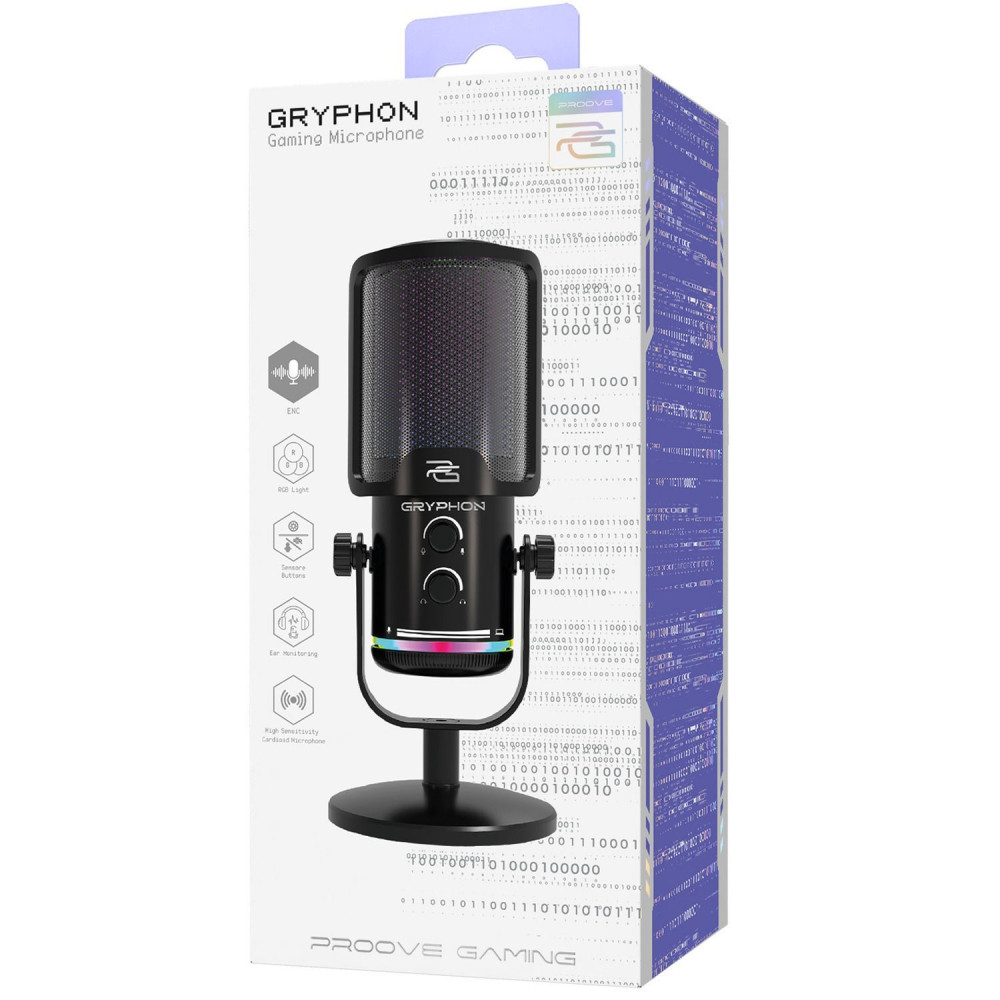 Proove Gaming Gryphon black — компактный дизайн
