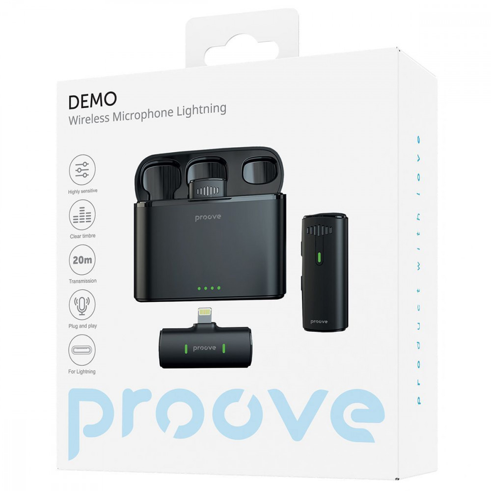 Proove Demo Lightning — качество звука цифровой микрофон
