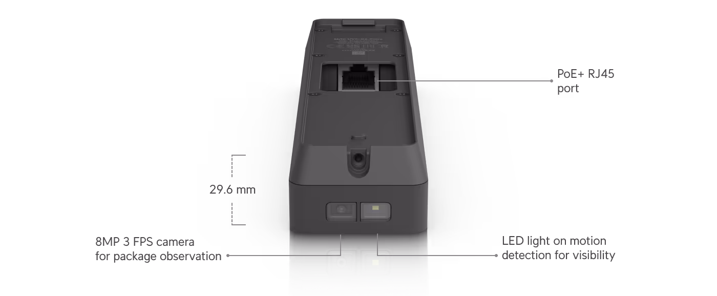 Ubiquiti UVC-G6-Entry — додаткова камера для посилок 8 Мп