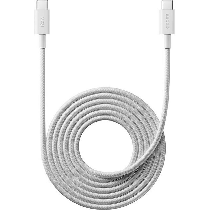Кабель Xiaomi Braided Type-C to Type-C 6A 2m BHR087AGL White