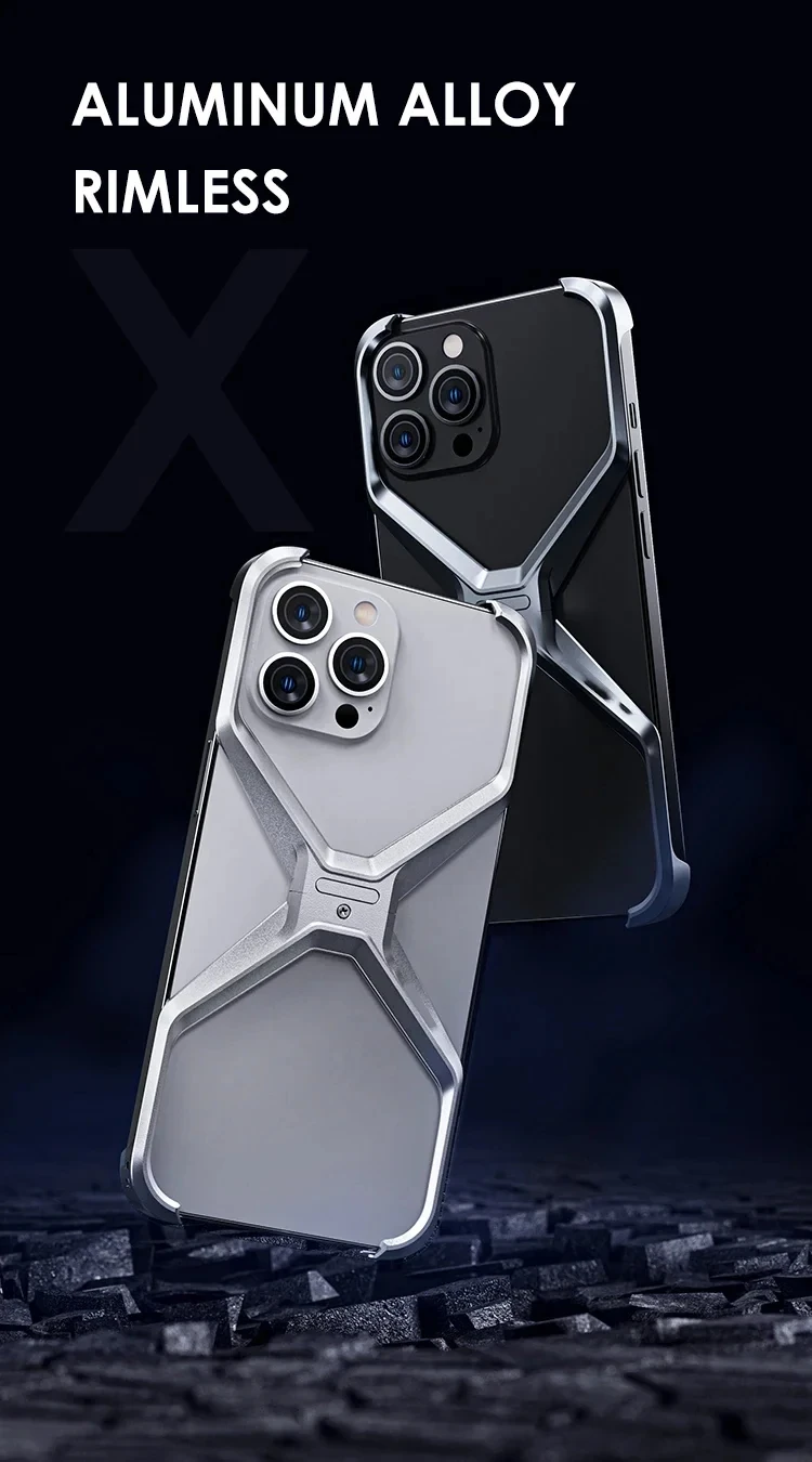 Metal exoskeleton Bumper X for iPhone Фото №1