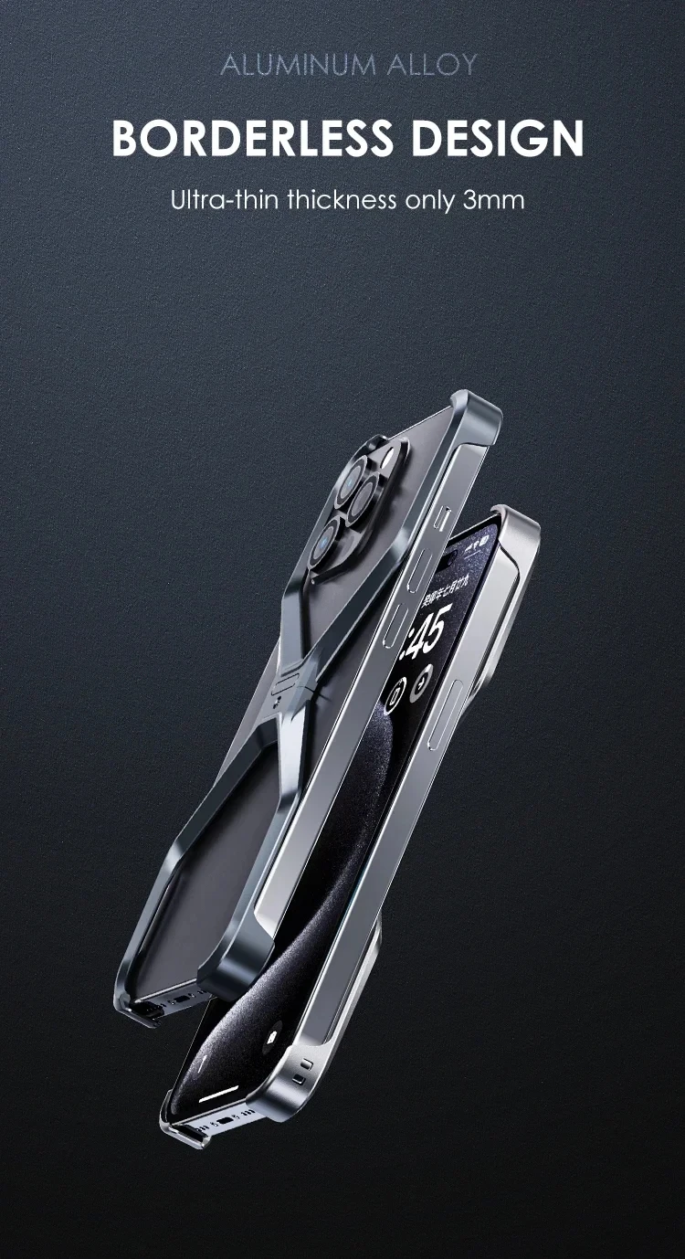 Metal exoskeleton Bumper X for iPhone Фото №3