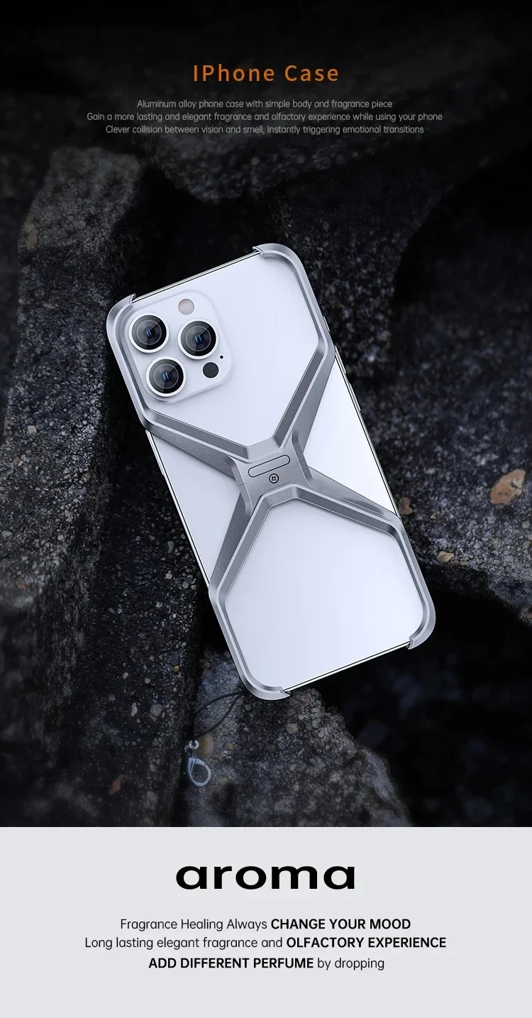 Metal exoskeleton Bumper X for iPhone Фото №9