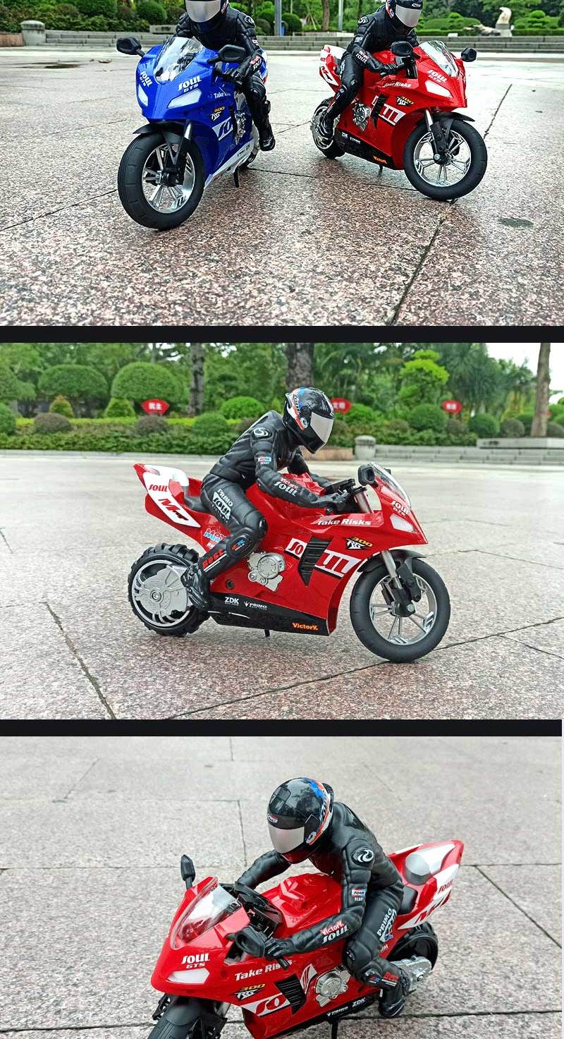 Мотоцикл на радіокеруванні Motorcycle Stunt Drift six-axis Gyroscope Фото №14