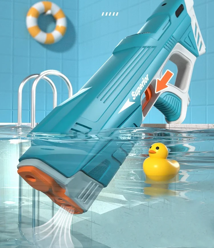 Blaster Water Gun Automatically Absorbs High pressure Water Fight Summer Toy Фото №2