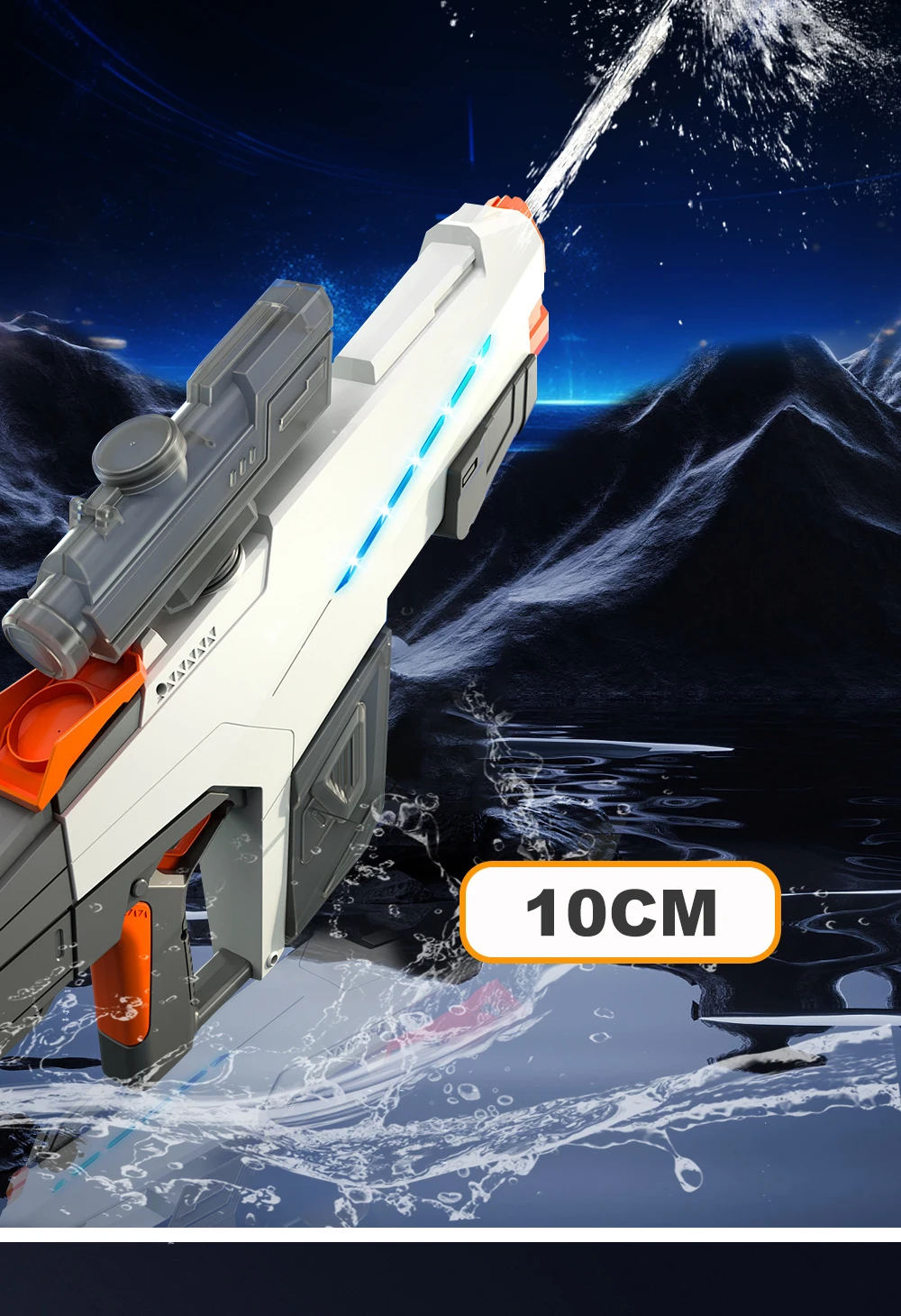 Водяний акумуляторний автомат Water Gun 2307 (650ml) with lithium battery Фото №4