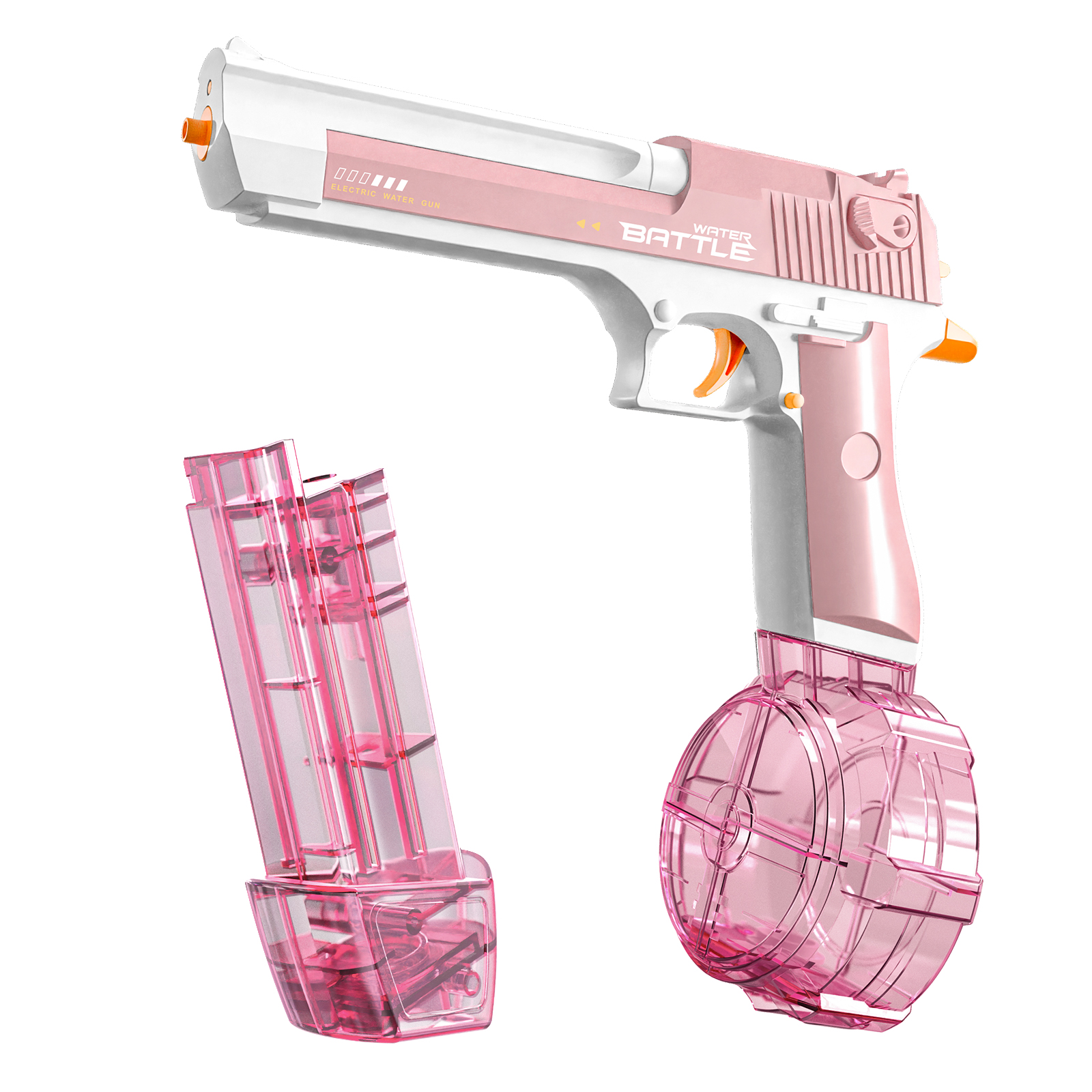 Water Gun Desert Eagle Blue & Pink + + two magazines for the gun Фото №18