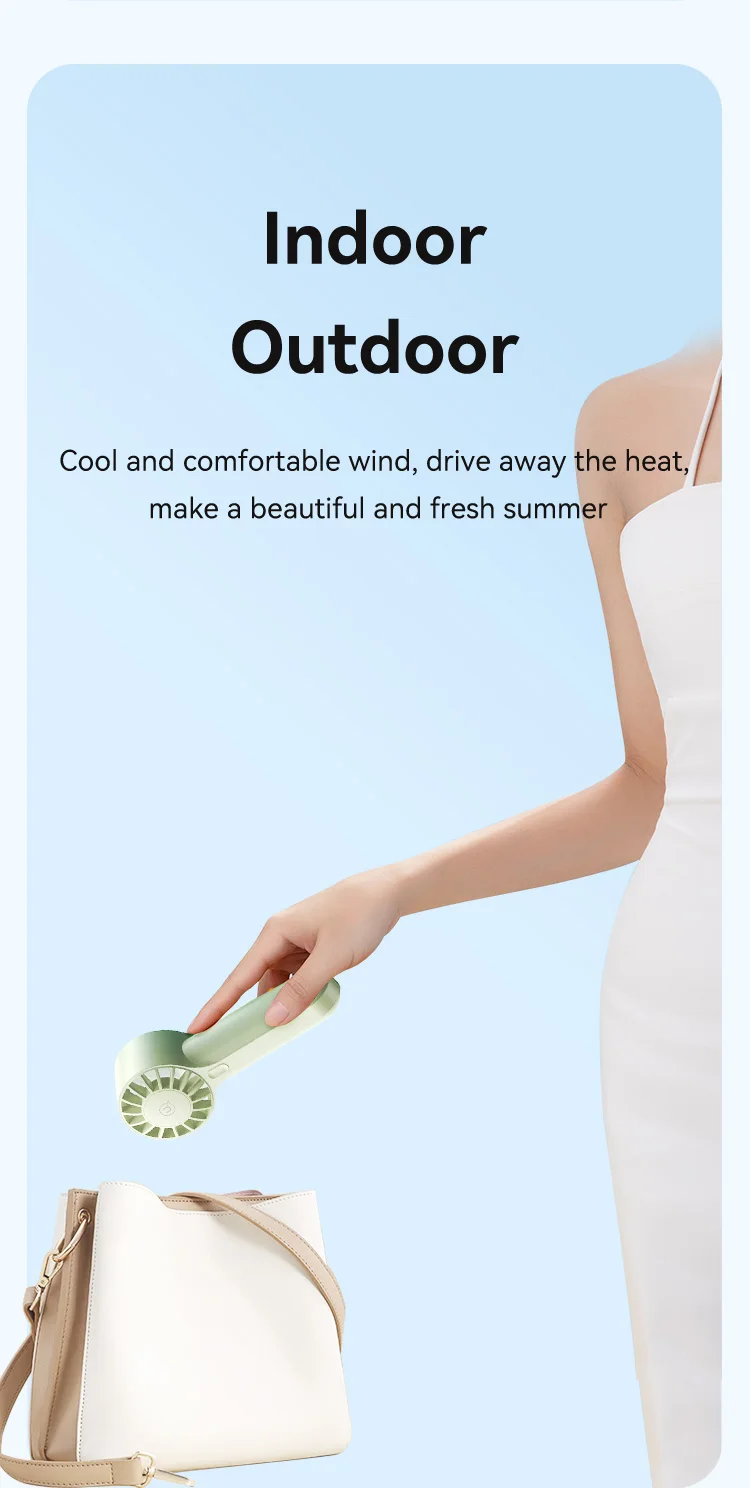 Портативний вентилятор Usams ZB288 9280 rpm. High Speed Motor Фото №10