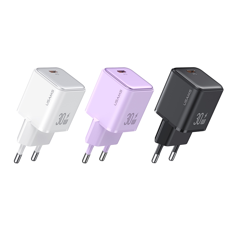 Usams US-CC186 Wall Charger Single USB Type-C PD30W Фото №10