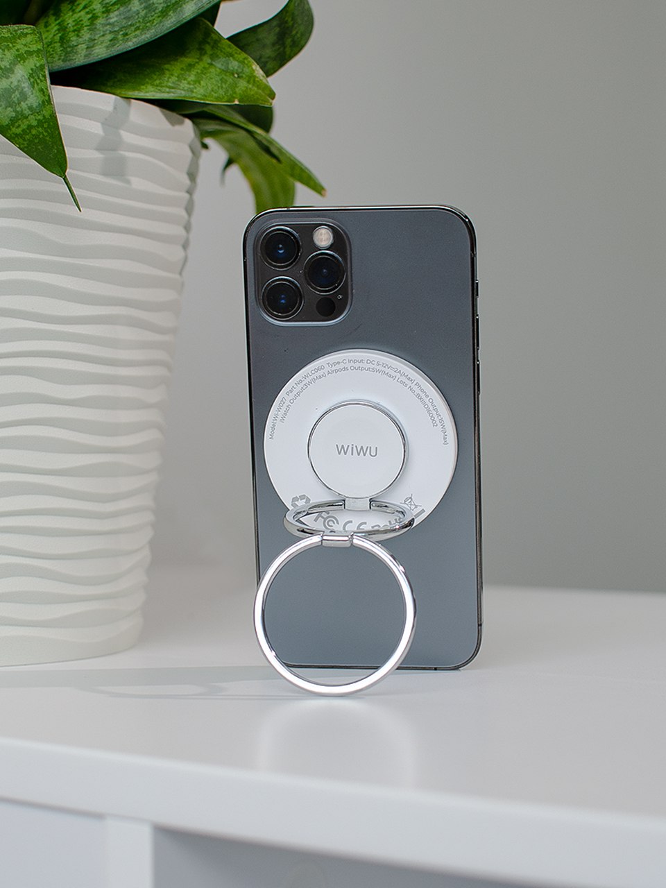 Бездротовий зарядний пристрій WIWU Wi-W027 3 in 1 wireless charger Фото №3