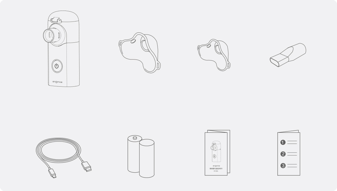 Xiaomi Andon Micro Mesh Nebulizer (VP-M3A) White Фото №7