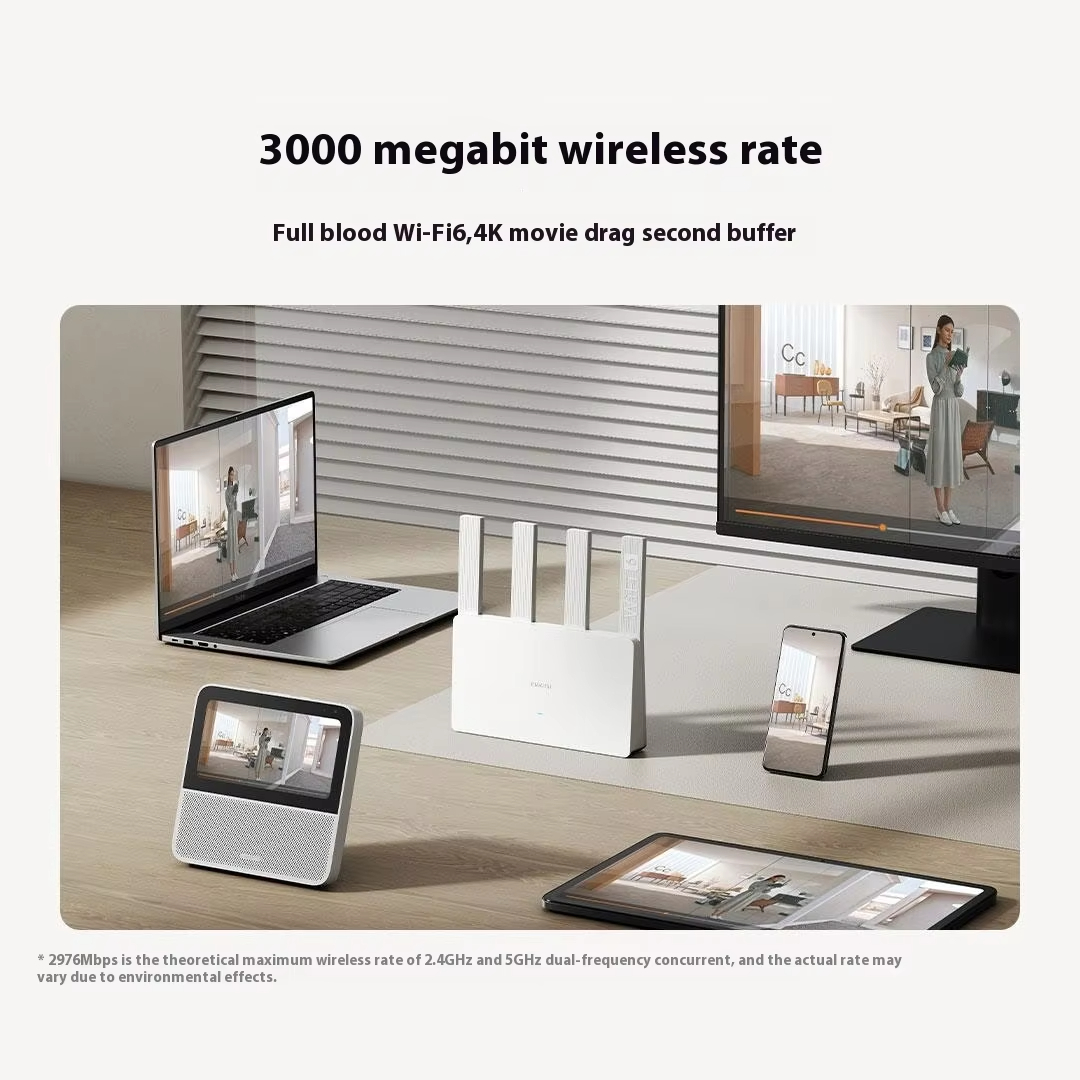 Маршрутизатор Xiaomi BE5000 5011 mbs з підтримкою Wi-Fi 7 CN Фото №6