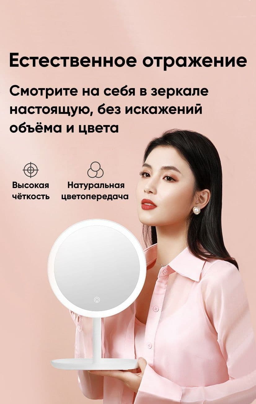Xiaomi Jordan-Judy LED Cosmetic Mirror 8 White (NV543) 6941214123694 Фото №7