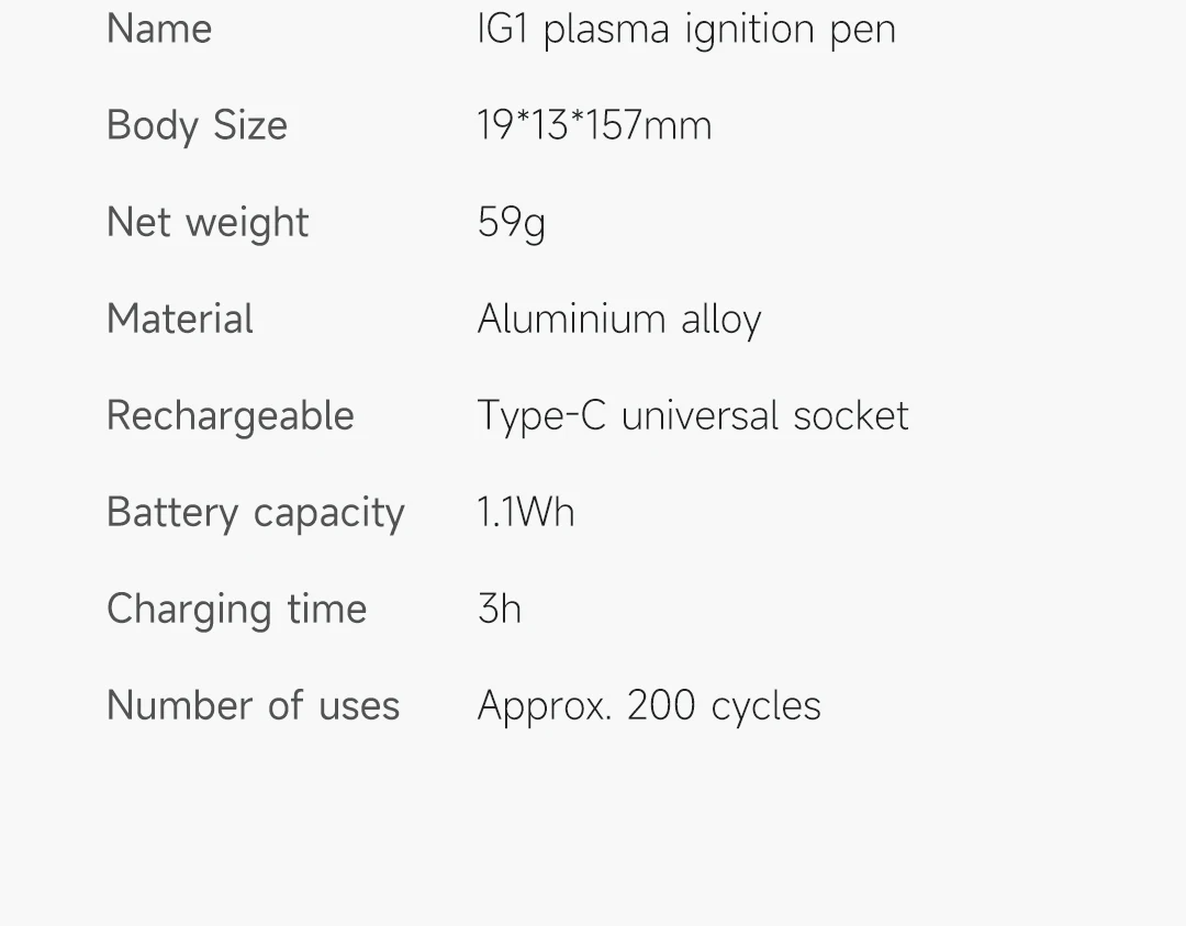 Xiaomi Duka ATuMan IG1 Plasma Ignition Pen Gray 6971720840686 Фото №18