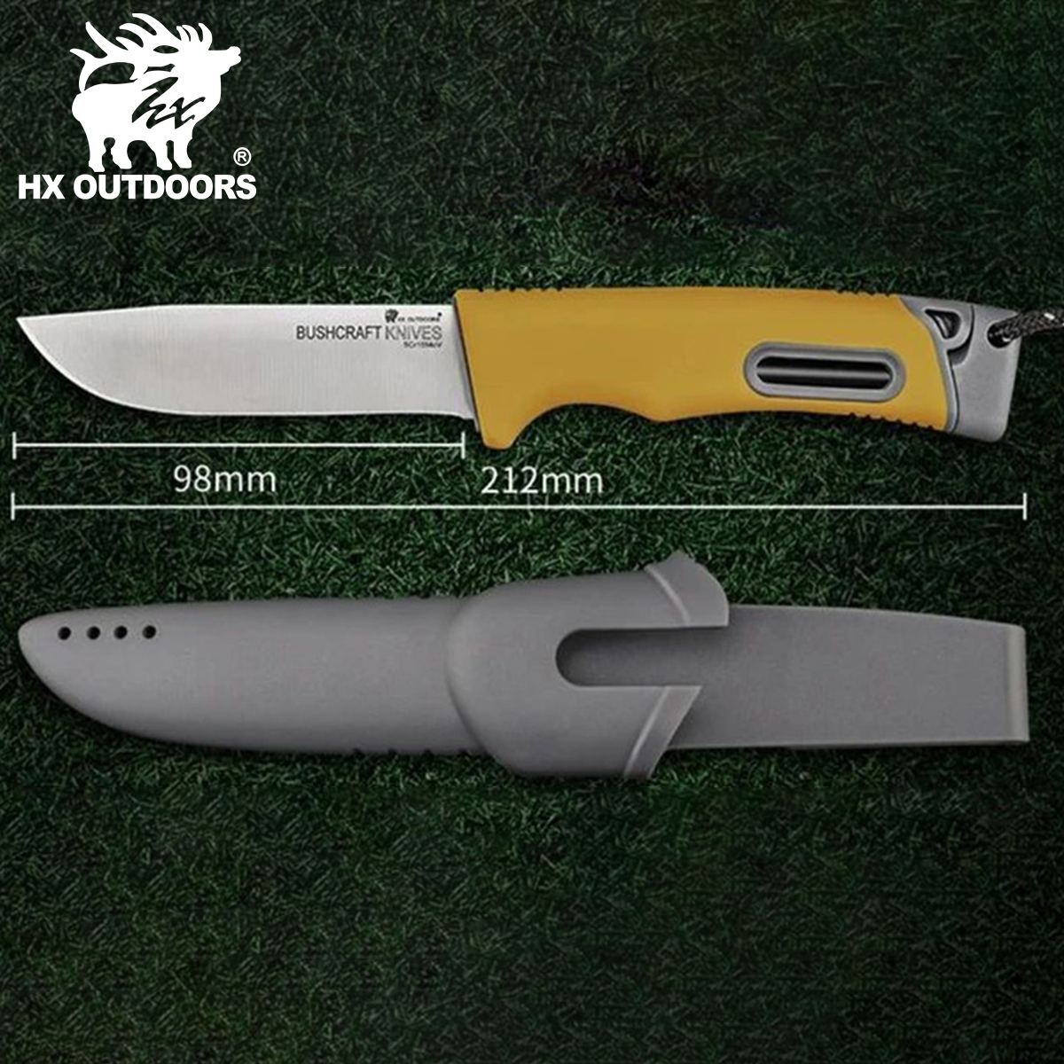 Ніж туристичний HX Outdoors Handao 3rd Generation Outdoor Knife Black (TD-17B) Xiaomi Ecosystem Фото №1