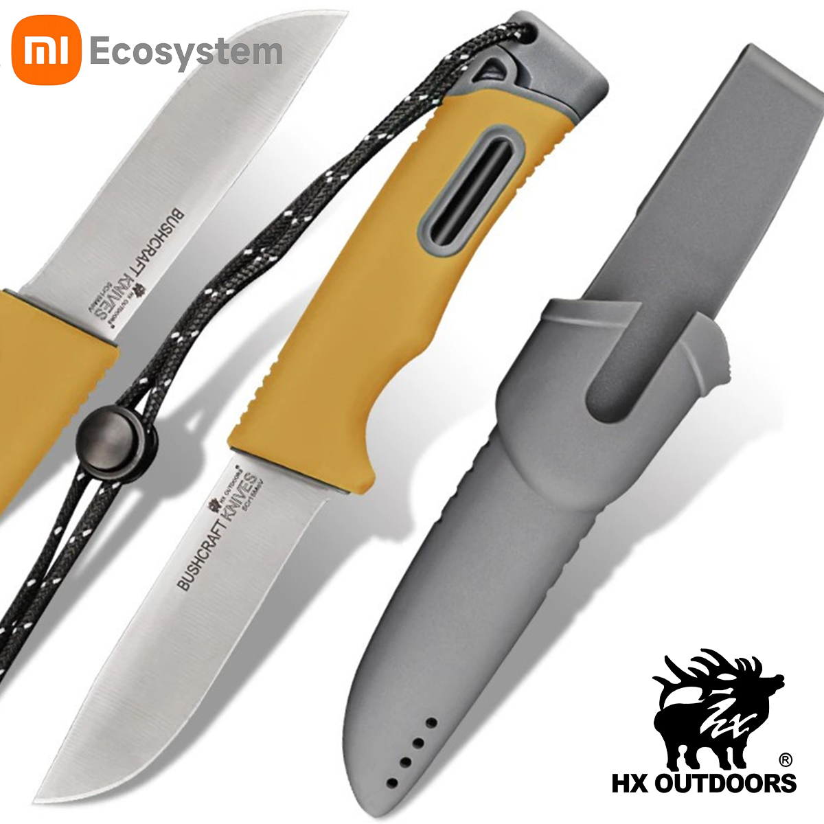 Ніж туристичний HX Outdoors Handao 3rd Generation Outdoor Knife Black (TD-17B) Xiaomi Ecosystem Фото №3