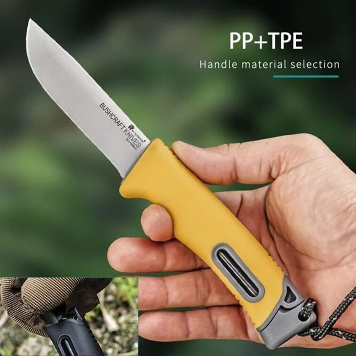 Ніж туристичний HX Outdoors Handao 3rd Generation Outdoor Knife Black (TD-17B) Xiaomi Ecosystem Фото №2