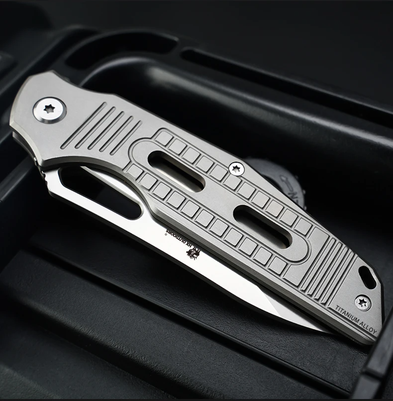 Xiaomi HX Outdoors Handolock Rock X Folding Knife Titanium Version (TD-14T) Фото №13