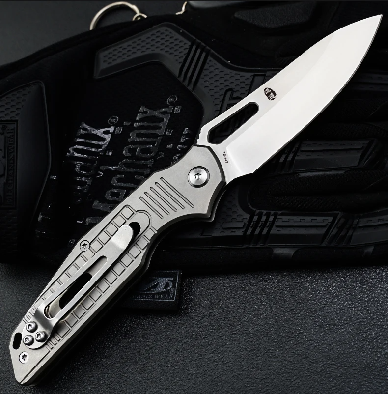 Xiaomi HX Outdoors Handolock Rock X Folding Knife Titanium Version (TD-14T) Фото №14