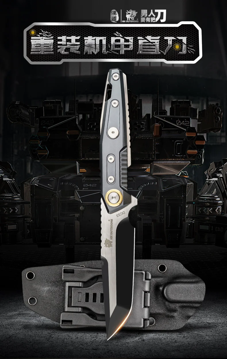 Xiaomi HX Outdoors Heavy Armor Tactical Straight Knife Black (D-220A) Фото №2