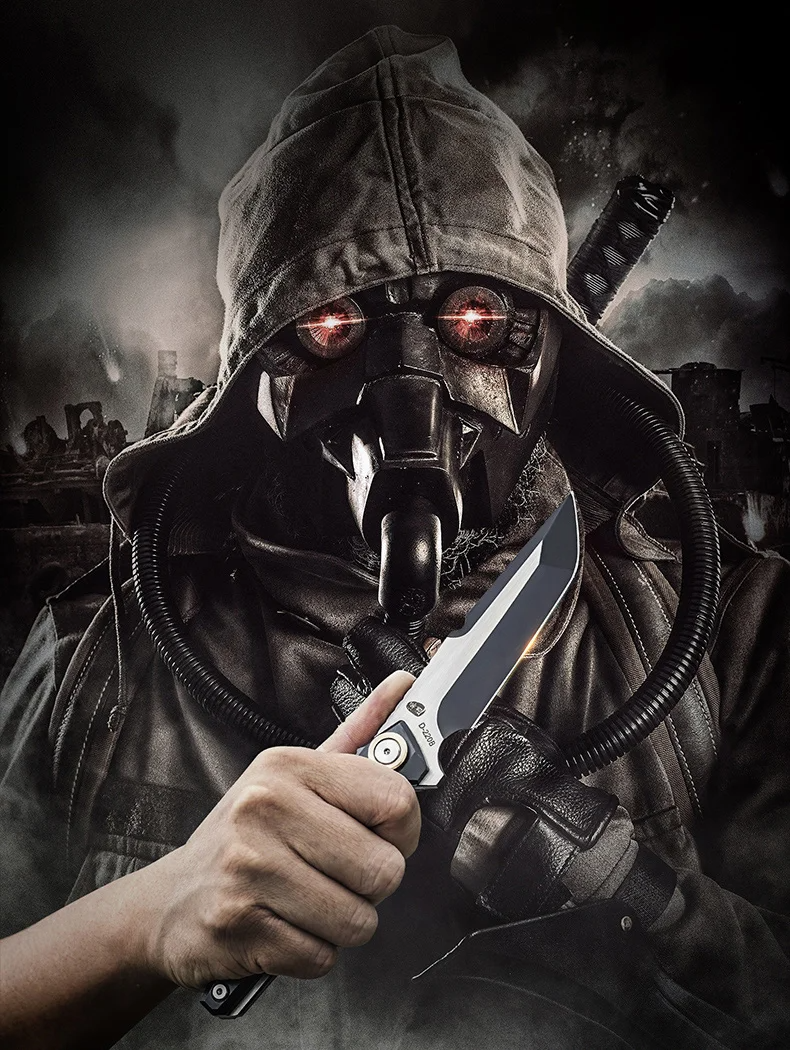 Xiaomi HX Outdoors Heavy Armor Tactical Straight Knife Black (D-220A) Фото №13