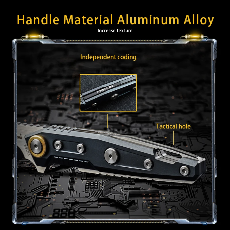 Xiaomi HX Outdoors Heavy Armor Tactical Straight Knife Black (D-220A) Фото №4