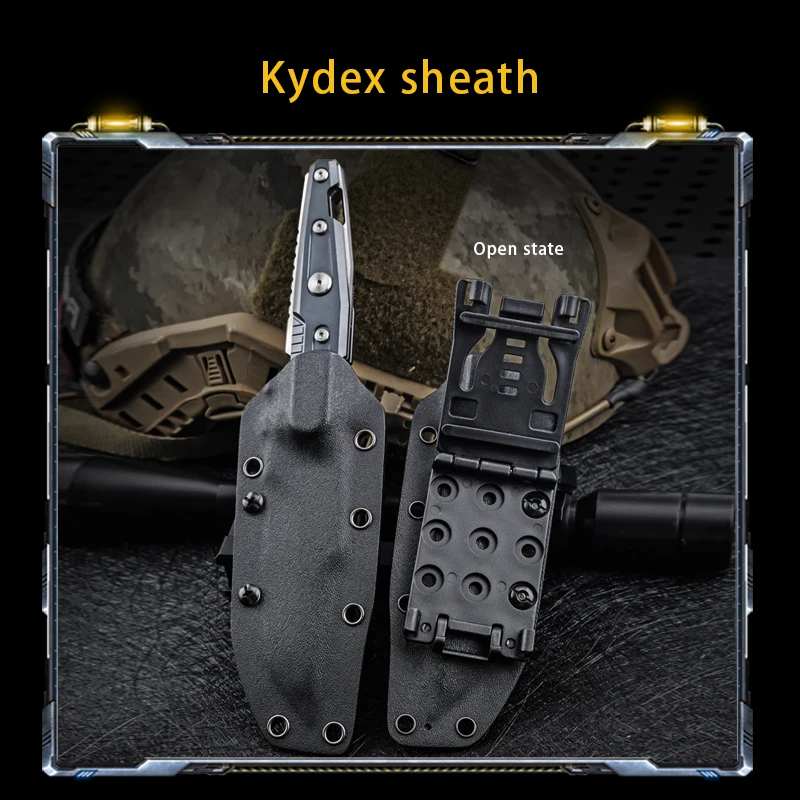 Xiaomi HX Outdoors Heavy Armor Tactical Straight Knife Black (D-220A) Фото №6