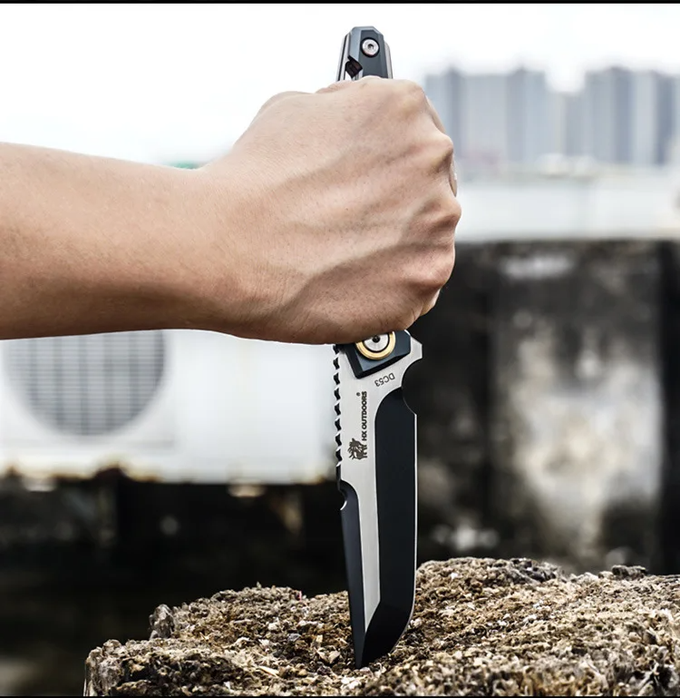 Xiaomi HX Outdoors Heavy Armor Tactical Straight Knife Black (D-220A) Фото №10