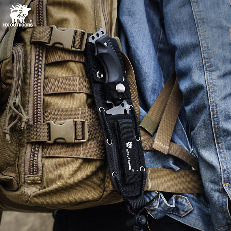 Xiaomi HX Outdoors / Handao Tactical Trident Fixed Blade Knife Black K10 (3.94'' 440 Stainless Steel) D-123 Фото №14