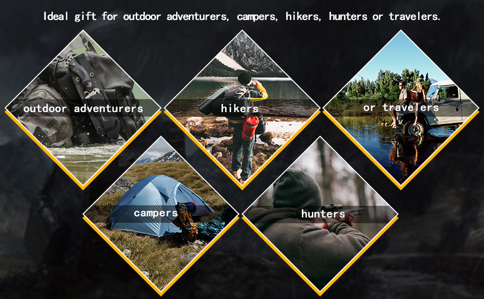 Xiaomi HX Outdoors / Handao Tactical Trident Fixed Blade Knife Black K10 (3.94'' 440 Stainless Steel) D-123 Фото №15