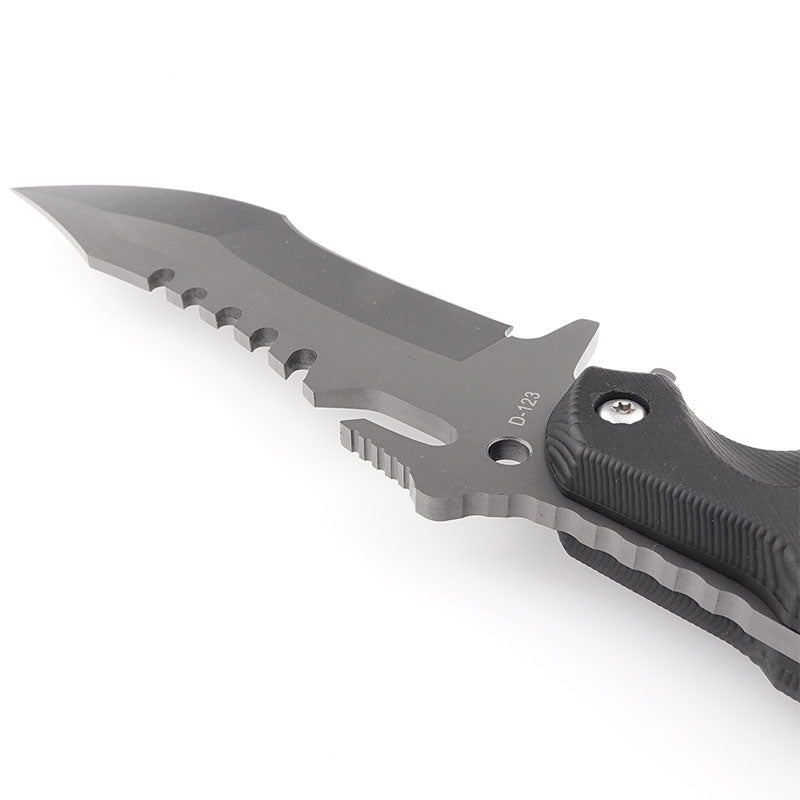 Xiaomi HX Outdoors / Handao Tactical Trident Fixed Blade Knife Black K10 (3.94'' 440 Stainless Steel) D-123 Фото №16