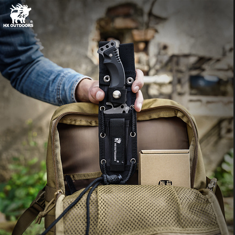 Xiaomi HX Outdoors / Handao Tactical Trident Fixed Blade Knife Black K10 (3.94'' 440 Stainless Steel) D-123 Фото №18