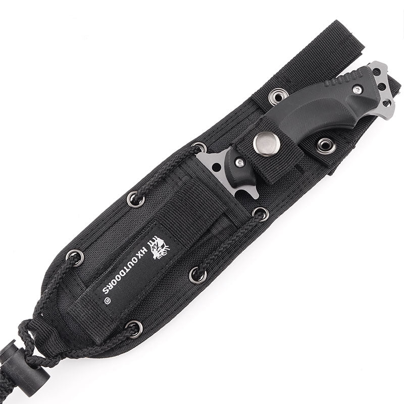 Xiaomi HX Outdoors / Handao Tactical Trident Fixed Blade Knife Black K10 (3.94'' 440 Stainless Steel) D-123 Фото №7