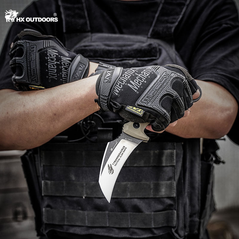 Xiaomi HX Outdoors / Handao Tyrannosaurus Tactical Claw Knife (D-205) 3Cr13 G10 Beige EAN: 6926912663116 Фото №5